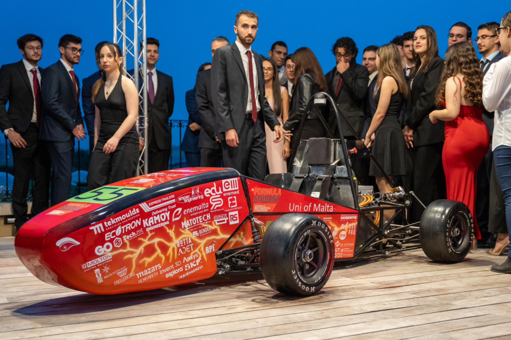 The team of 40 brilliant young minds united together for one goal – to build first fully electric car in Malta and compete in Silverstone UK 2024, 17-22 July.