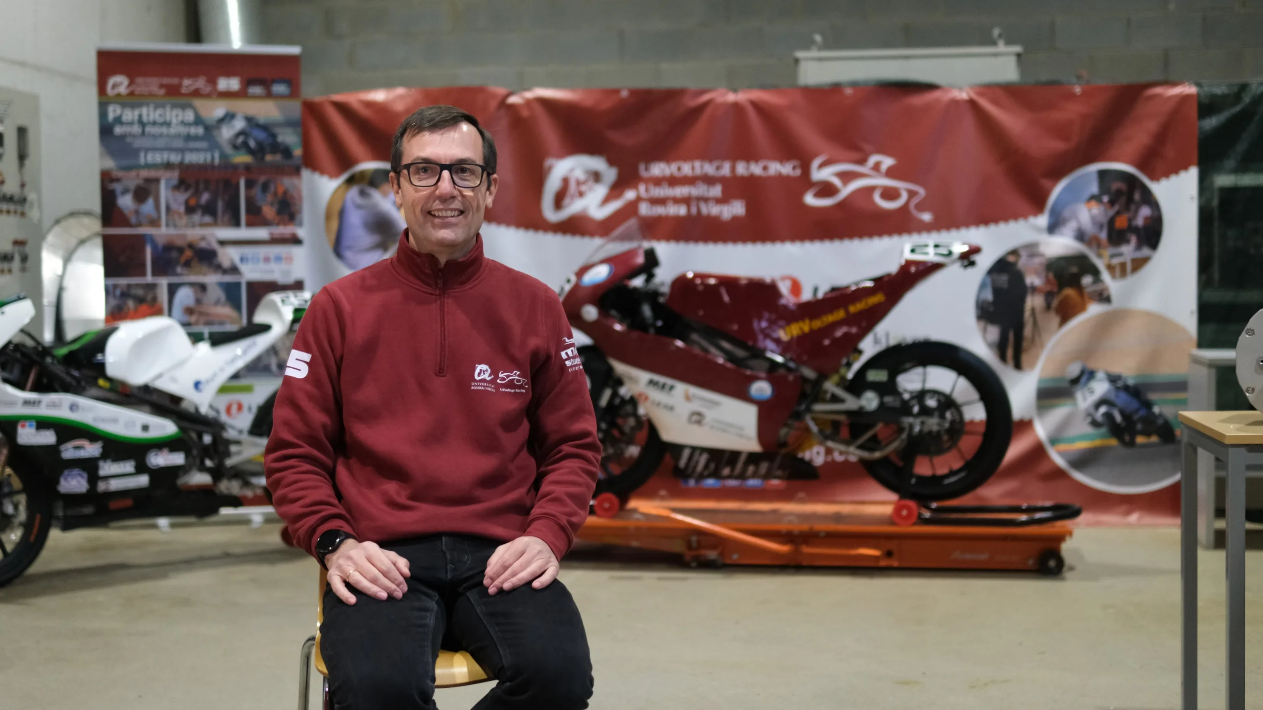 The tutor for the URVoltage Racing team - Luis Guasch Pesquer.